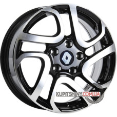 Replica RN507 6.5x17 5x114.3 ET40 DIA66.1 BKF