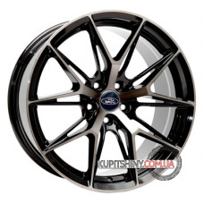 Replica Ford CN743 8x18 5x108 ET40 DIA67.1 Black