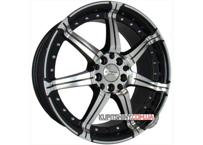 Kyowa Racing KR-518 7.5x17 5x100/114.3 ET42 DIA73.1 BKF Kyowa Racing KR-518 7.5x17 5x100/114.3 ET42 DIA73.1 BKF