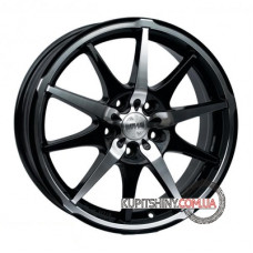 Racing Wheels H-410 7x17 5x100 ET40 DIA73.1 Black