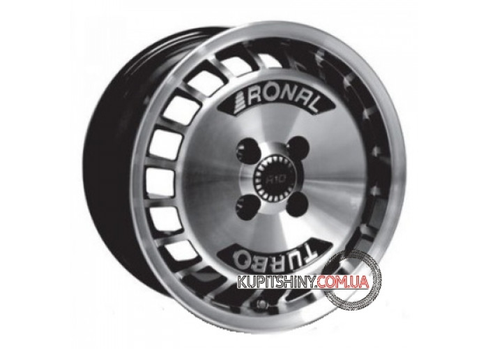 Ronal R10 7x15 4x100 ET28 DIA68.1 Black Ronal R10 7x15 4x100 ET28 DIA68.1 Black