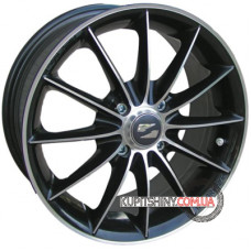 Stilauto SR 600/5 6.5x15 4x100 ET38 DIA67.1 Black