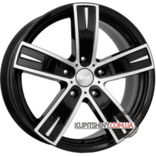 K&K Онегин 8x18 5x112 ET39 DIA66.6 Алмаз черн
