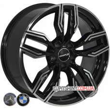 Zorat Wheels BK5181 8.5x19 5x112 ET25 DIA66.6 BP