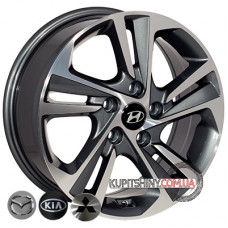 Zorat Wheels BK5210 6.5x16 5x114.3 ET50 DIA67.1 GP
