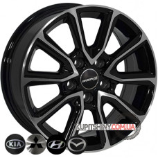 Zorat Wheels BK5344 6.5x16 5x114.3 ET35 DIA67.1 BP