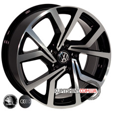 Replica Skoda (BK5125) 6x14 5x100 ET35 DIA57.1 BP