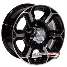 Racing Wheels H-427 8x17 6x139.7 ET20 DIA110.5 Black